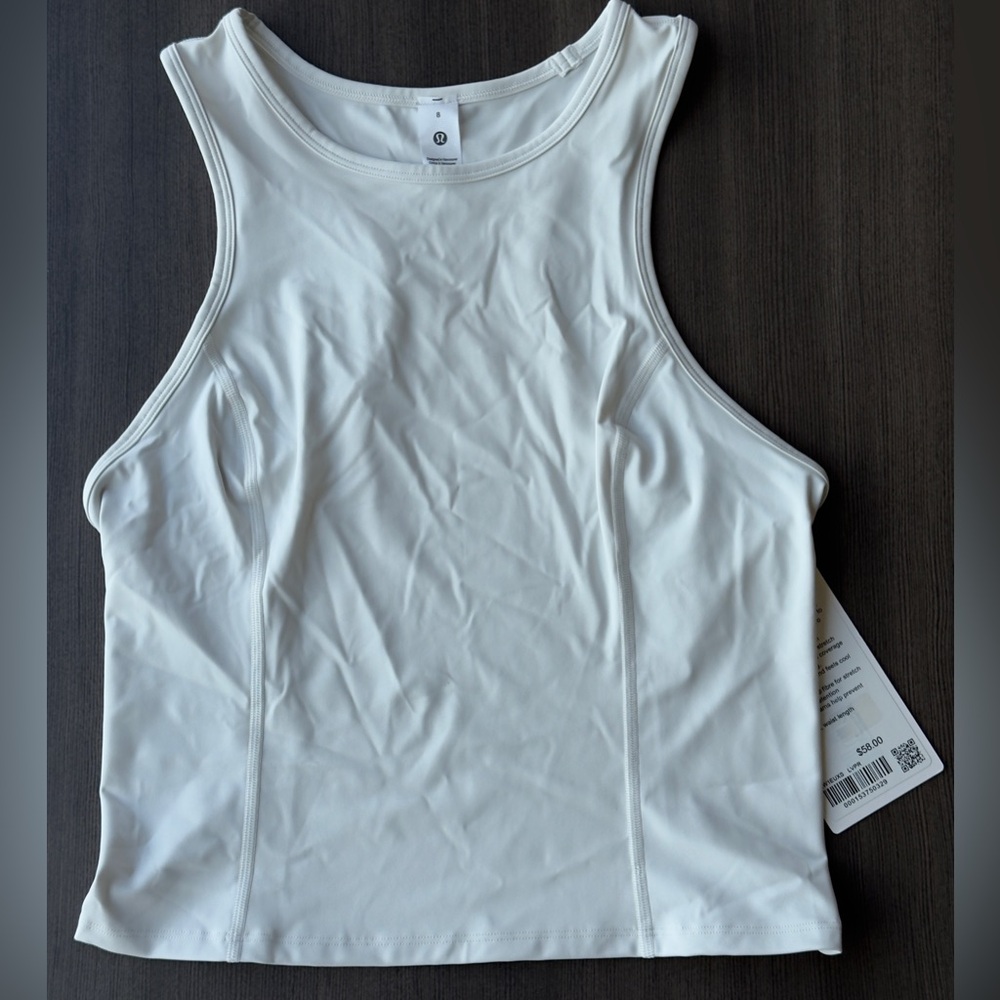 ✨NWT✨ Lululemon Light Vapor Nulux Racerback Cropped Tank Top